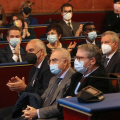 Le autorità presenti in Sala Rossa