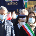 La Vicesindaco Michela Favaro  lungo il c orteo