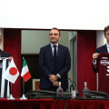 Gianluca Pessotto, Juventus; Stefano Lo Russo  e Alberto Barile, Torino
