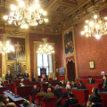 Un momento della cerimonia in Sala Rossa