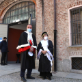 Stefano Geuna, e Giulia Anastasia Carluccio, Rettore e Prorettrice dell'Università degli Studi di Torino