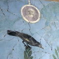 Parete affrescata con pittura da giardino, 25-50 d.C, Pompei VI 17, 42 - Casa del Bracciale d’oro