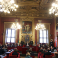 Un momento della cerimonia in Sala Rossa