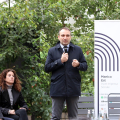 Un momento della conferenza stampa