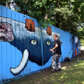 Al Parco del Valentino 'Botanical Rhapsody -Urban art hall of fame for EuroVision'