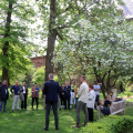 La conferenza stampa all'Orto Botanico