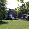 Il palco dell'Eurovision Village
