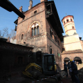 I lavori di ristrutturazione al Borgo Medievale