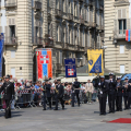 I Gonfaloni entrano in piazza