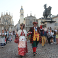 Gianduja e Giacometta in corteo