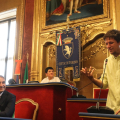 Un momento della cerimonia in Sala Rossa