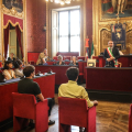 Un momento della cerimonia in Sala Rossa