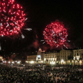 Lo spettacolo pirotecnico per la festa di San Giovanni