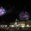 Lo spettacolo pirotecnico per la festa di San Giovanni