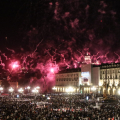Lo spettacolo pirotecnico per la festa di San Giovanni