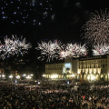 Lo spettacolo pirotecnico per la festa di San Giovanni