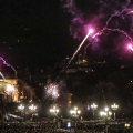 Lo spettacolo pirotecnico per la festa di San Giovanni