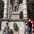 Cambi della Guardia d’Onore davanti Palazzo Civico e onori al Principe Eugenio di Savoia