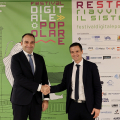 Il Sindaco  Lo Russo con Francesco Di Costanzo, Presidente della Fondazione Italia Digitale