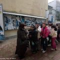 Una scolaresca all\'inaugurazione dell\'Ecomuseo