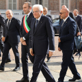 Il Presidente della Repubblica Mattarella e il Sindaco Stefano Lo Russo
