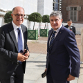 A sinistra Guido Carlino,  presidente della Corte dei conti