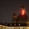 ‘…?…’ di Grazia Toderi - piazza della Repubblica, Cupola della Basilica Mauriziana