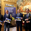 Angelo Binaghi, Alberto Cirio, Stefano Lo Russo e Dario Gallina
