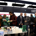 Silvio Viale, presidente del Salone del Libro col Sindaco Lo Russo e l'Assessore Carretta