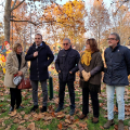 Il presepe di Emanuele Luzzati nella nuova cornice di piazza Don Pollarolo