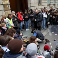 Gunter Demnig posa la Pietra d'Inciampo Vanda Maestro in Corso Guglielmo Marconi, 11 - Torino