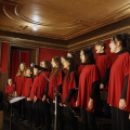 Il coro dei Piccoli Cantori di Torino apre la cerimonia in Sala Rossa