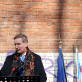Il presidente Enrico Crescimanno porta  il saluto della Circoscrizione 5