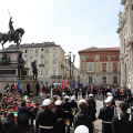 Piazza Carlo Alberto, Torino - 162° Anniversario dell'Unità d'Italia