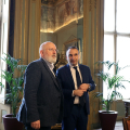 Il Sindaco Stefano Lo Russo ha incontrato il vicepresidente esecutivo della Commissione Europea per il Green Deal Frans Timmermans
