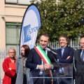 Mercoledì 22 marzo 2023,  Lingotto Fiere: presentazione del restauro dell'opera "Locus of rain" di Susumu Shingu