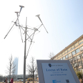 Mercoledì 22 marzo 2023,  Lingotto Fiere: presentazione del restauro dell'opera "Locus of rain" di Susumu Shingu