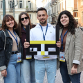 Alcuni dei ragazzi di Democrazia Futura