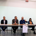 Inaugurazione della postazione con bandiere LGBTQ+ per la 'Giornata internazionale della visibilità delle persone Transgender