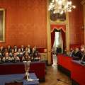 La squadra del Fenera Chieri ricevuta dal sindaco e della presidente del Consiglio Comunale