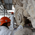 Visita al cantiere di restauro  di Palazzo Madama a 28 metri d’altezza