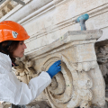 Visita al cantiere di restauro  di Palazzo Madama a 28 metri d’altezza