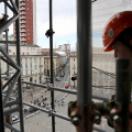 Visita al cantiere di restauro  di Palazzo Madama a 28 metri d’altezza