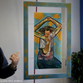 Una della opere esposte al Cecchi Point in occasione dell\'inaugurazione