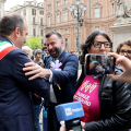Alessandro Zan ricevuto dal Sindaco Lo Russo