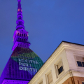 La Città dei Diritti sulla Mole Antonelliana