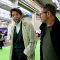 Massimo Cacciari fra gli stand della XXXV edizione del Salone Internazionale del libro di Torino