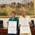Patrizia Sandretto ed Evelina Christillin