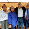 Rosanna Purchia e Vittorio Sgarbi con Giuseppe e Gabriella Ferrero