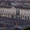 Piazza Vittorio Veneto vista dal Monte dei Cappuccini